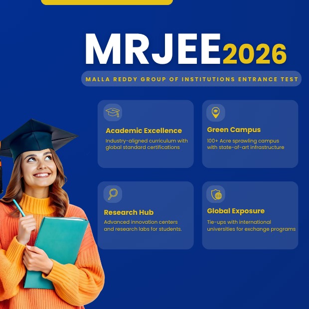 MRJEE 2026 - Malla Reddy Group of Institutions Entrance Test